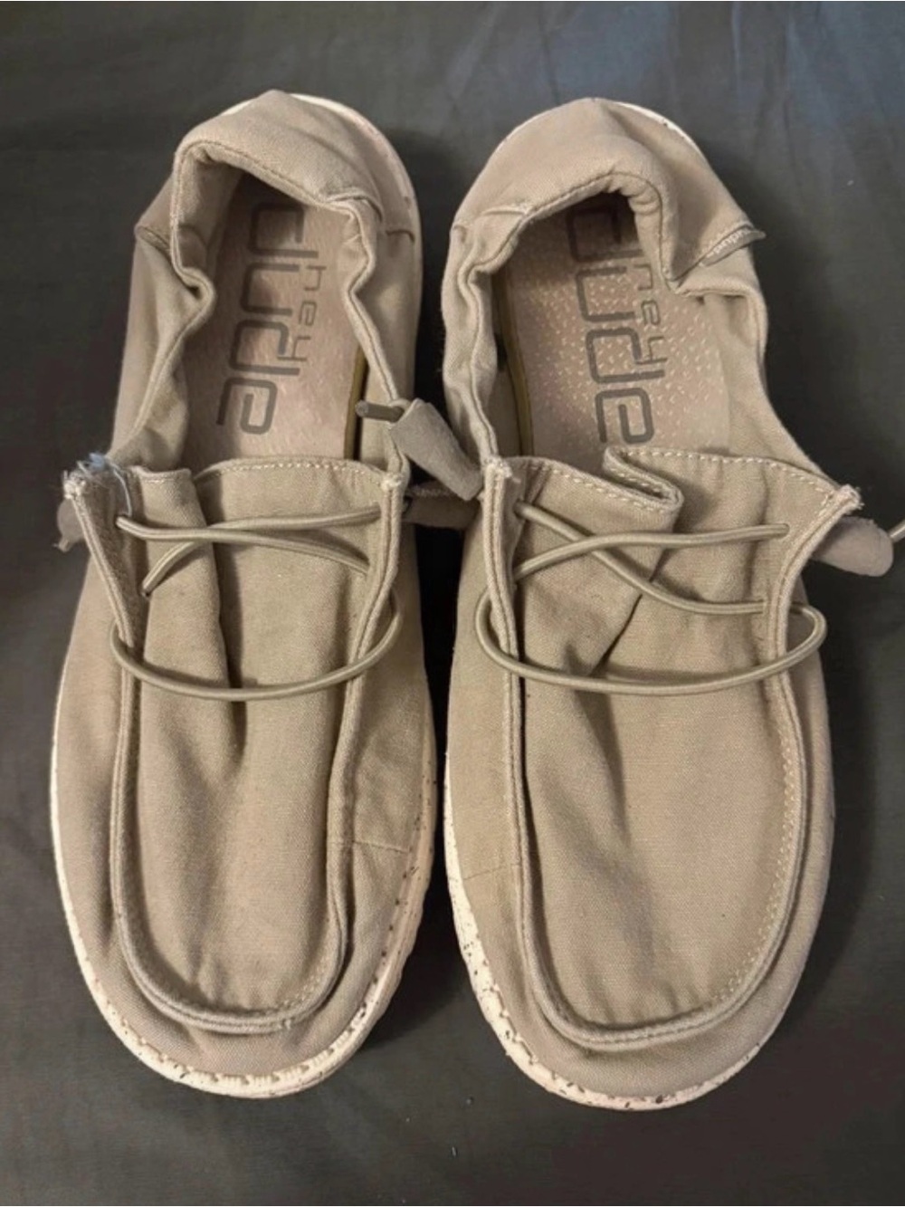 Hey Dude women Wendy Casual Slip-On Shoe in grey